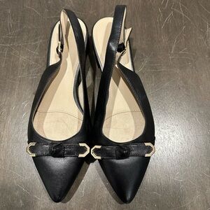 Cole Haan Elegant Black Slingback Women's Shoes